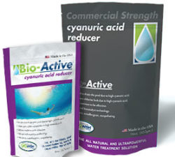 Bioactive Cyanuric acid reducer 8 oz and 16 oz bag